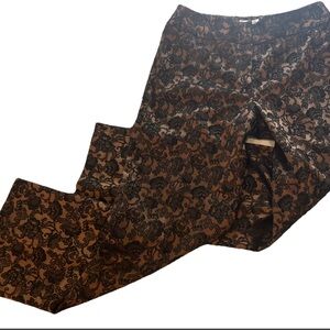 Harold’s Sarah Fit Bronze and Black Dress Pants Size 8